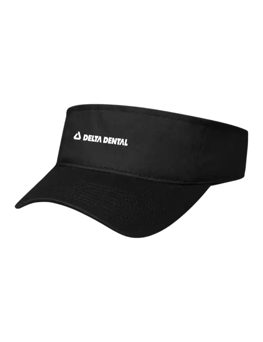 Black Cap Visor w/Delta Dental