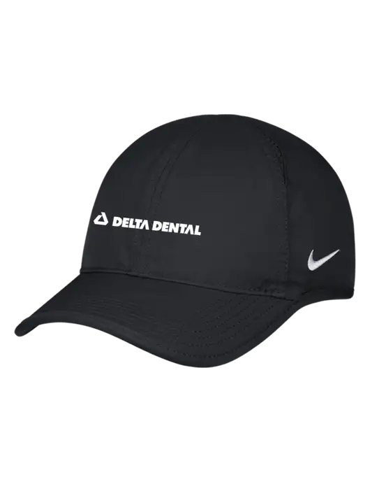 Nike Black Featherlight Cap w/Delta Dental