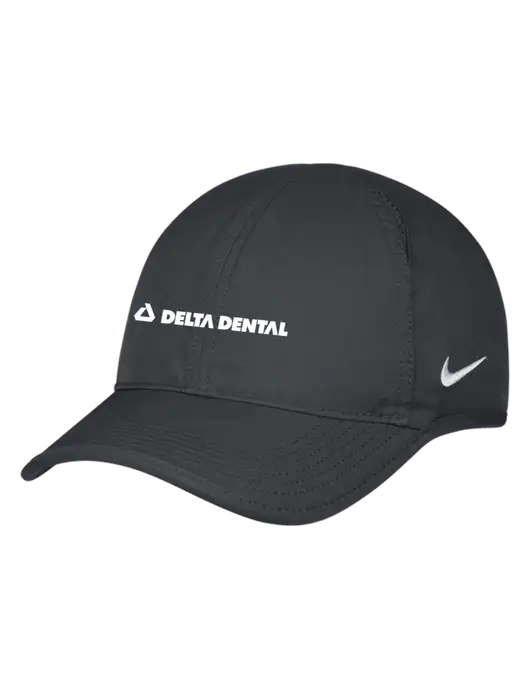 Nike Charcoal Featherlight Cap w/Delta Dental
