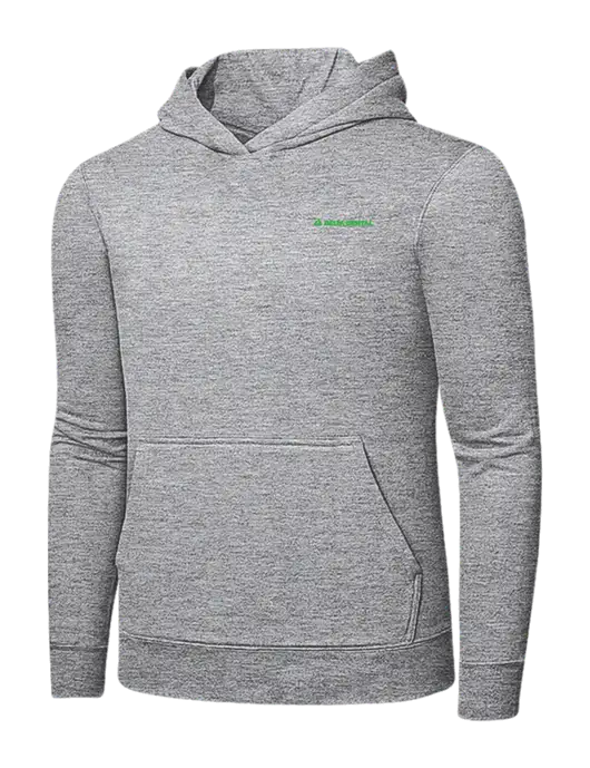 Light Grey Heather 7.8 oz Ring Spun Hooded Sweatshirt w/Delta Dental