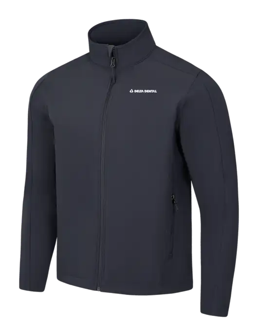 Charcoal Grey Core Soft Shell Jacket w/Delta Dental