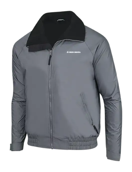 Dark Grey/Black Classic Competitor Jacket w/Delta Dental
