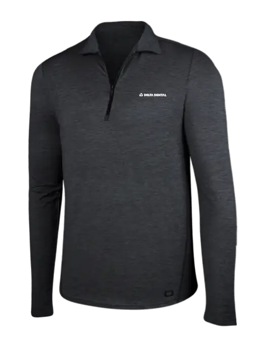 OGIO Blacktop Heather Endurance Force 1/4 Zip w/Delta Dental