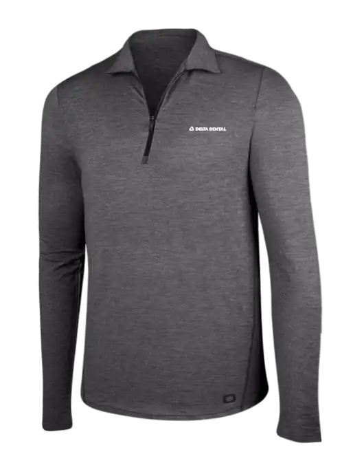 OGIO Gear Grey Heather Endurance Force 1/4 Zip w/Delta Dental