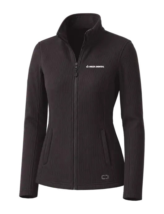 OGIO Blacktop Womens Grit Fleece Jacket w/Delta Dental
